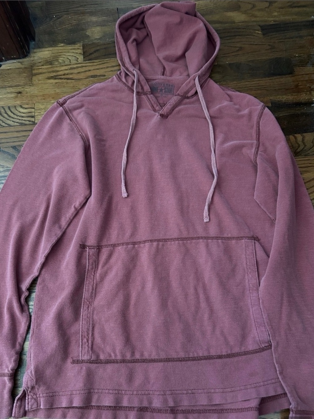 Converse Men's Hoodie in Dusty Rose